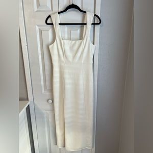 Show Me Your MuMu Cream Midi Dress